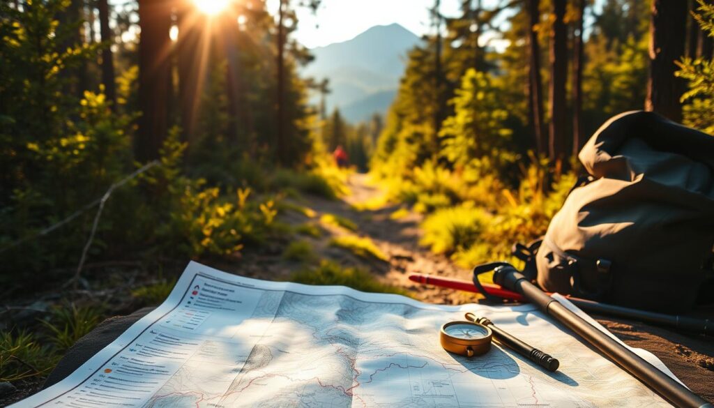 backpacking trail planning