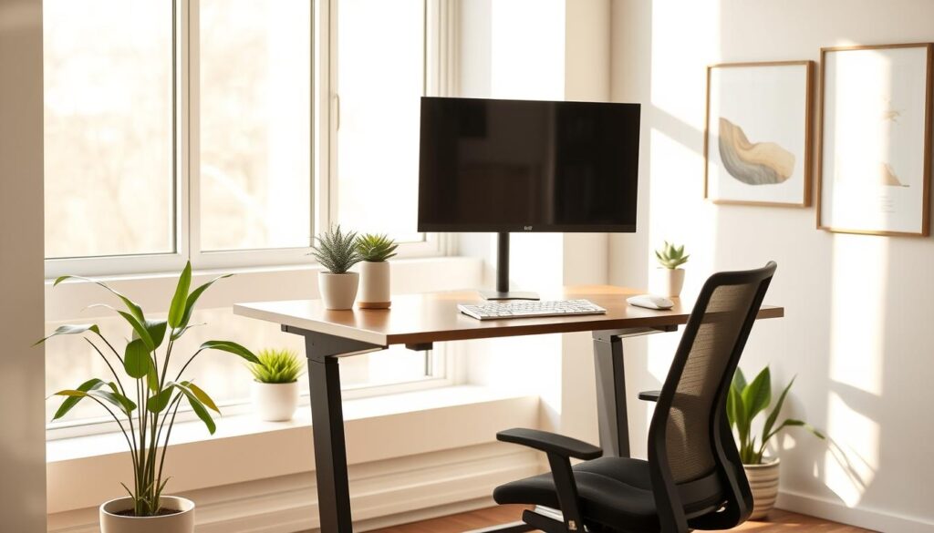 ergonomic workspace